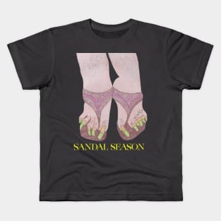 Sandal Season! Kids T-Shirt